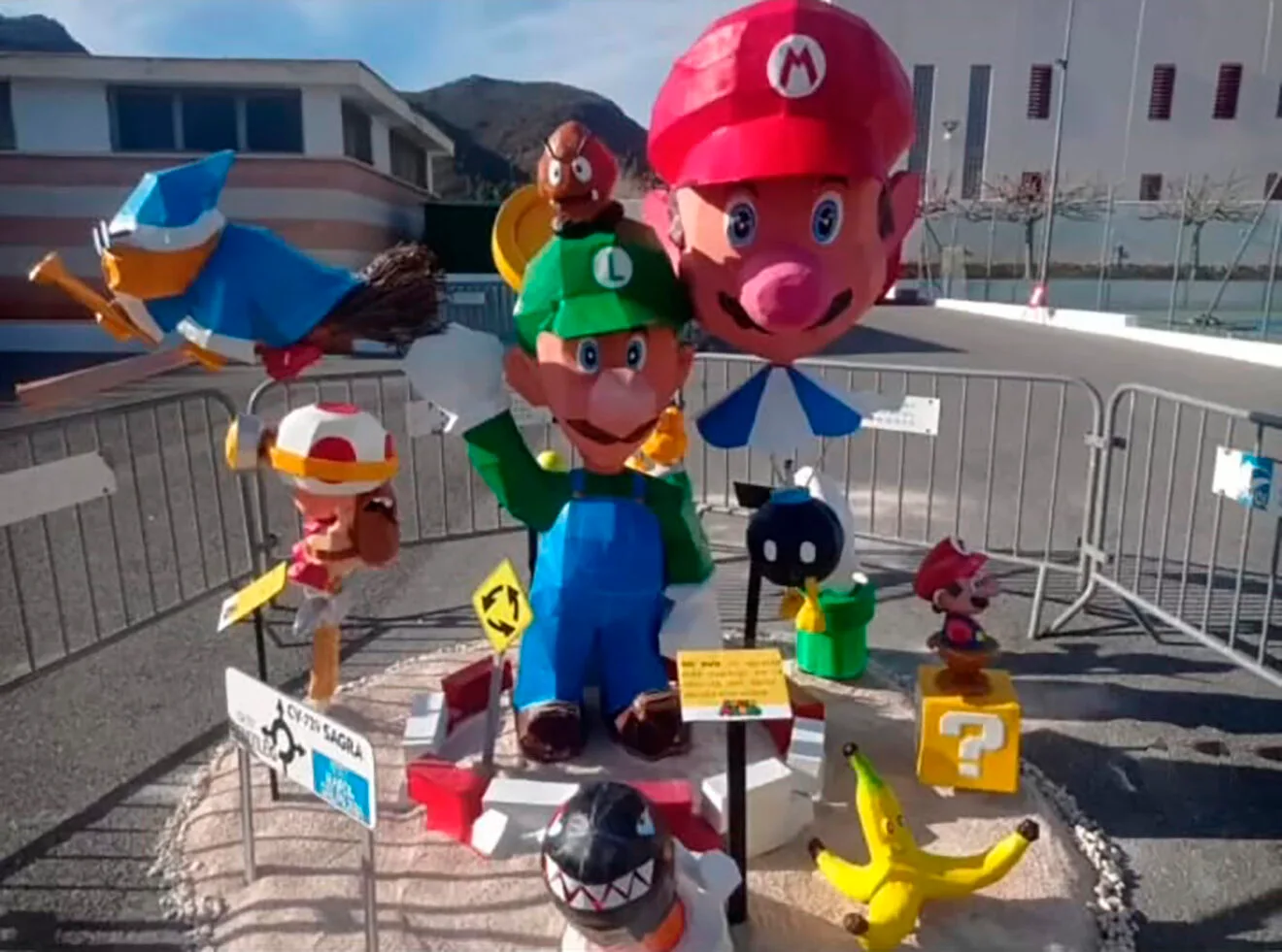 Falla del Ràfol d'Almúnia impulsada por la Comissió de Festers del Cor de Jesús 2024