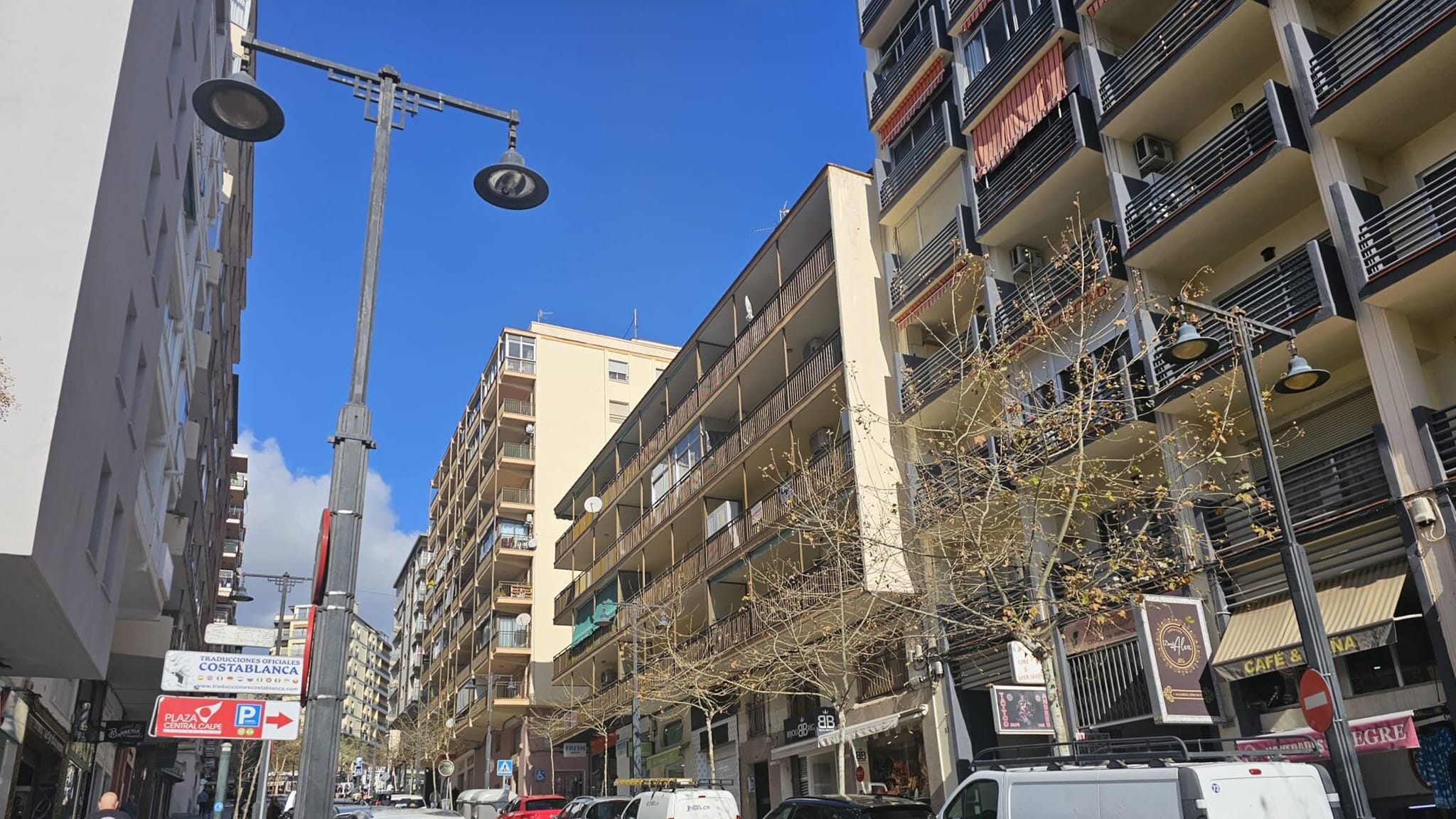 farolas del municipio de calp destacada