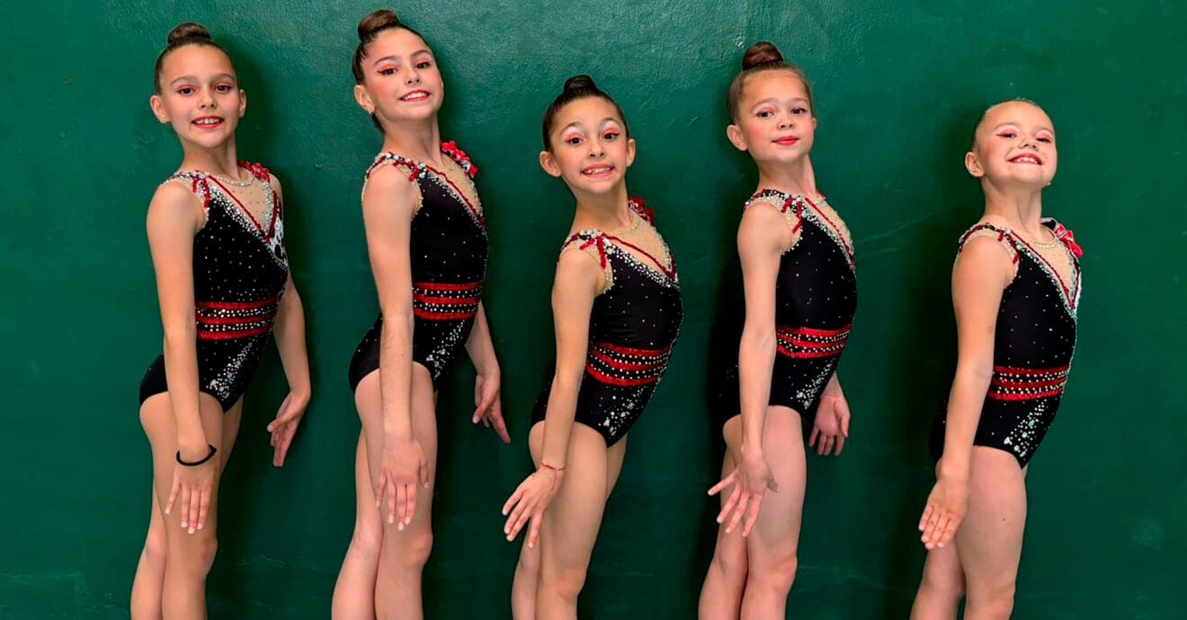 Gimnastas del Club Gimnasia Calpe