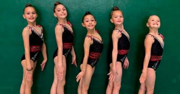 gimnastas del club gimnasia calpe