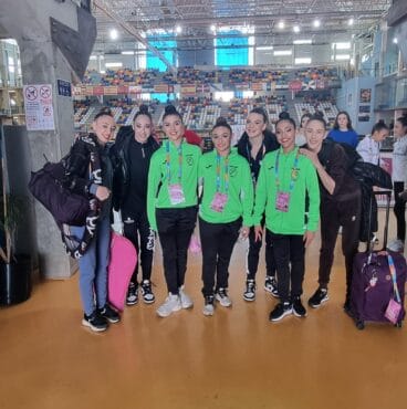 Gimnastas en el 1ª fase de la Liga Iberdrola