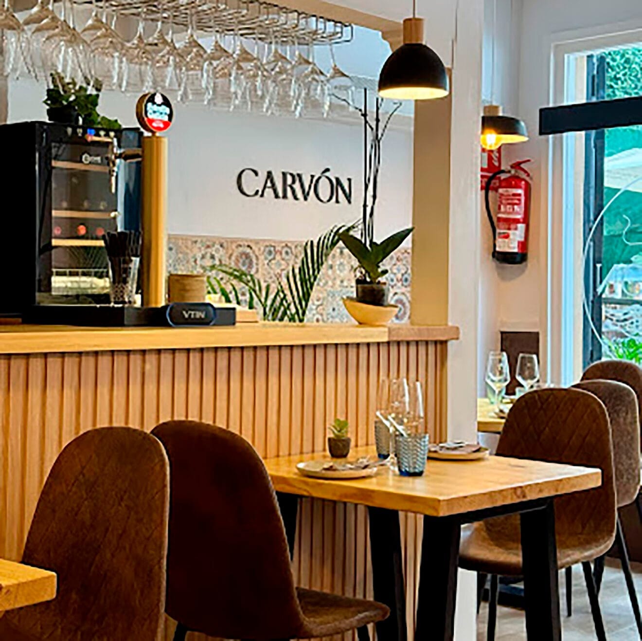 Interior de Carvón en Xàbia