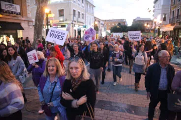 manifestacion del 8m en denia en 2023