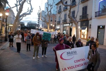 Manifestación del 8M en Dénia en 2024 05
