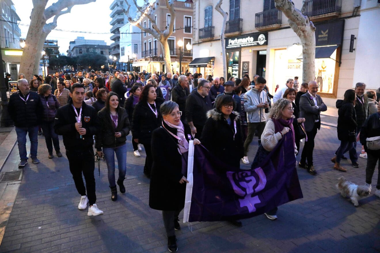 Manifestación del 8M en Dénia en 2024 08
