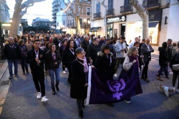 Manifestación del 8M en Dénia en 2024 08