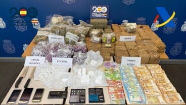 Material incautado en el domicilio de los detenidos