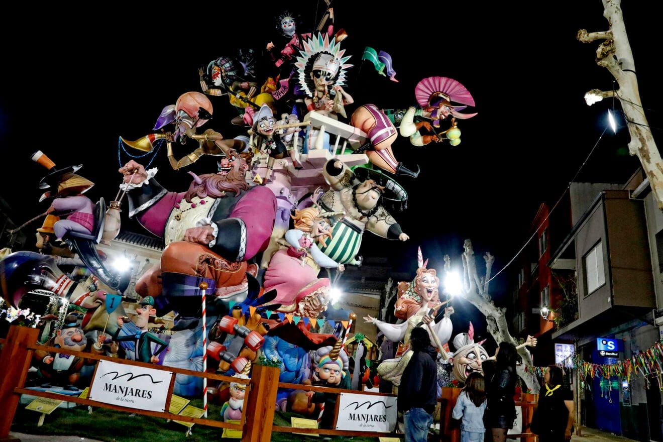 Monumento grande de la Falla Oeste de Dénia en 2024