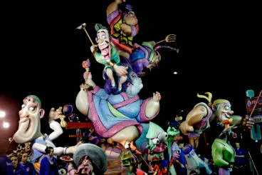 Monumento grande de la Falla Port-Rotes de Dénia en 2024