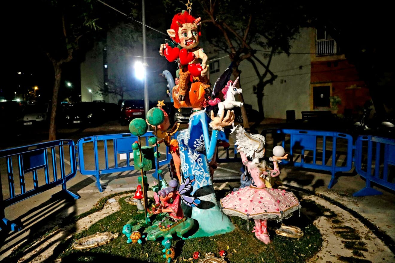 Monumento infantil de la Falla Camp Roig de Dénia 2024