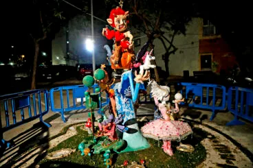 Monumento infantil de la Falla Camp Roig de Dénia 2024