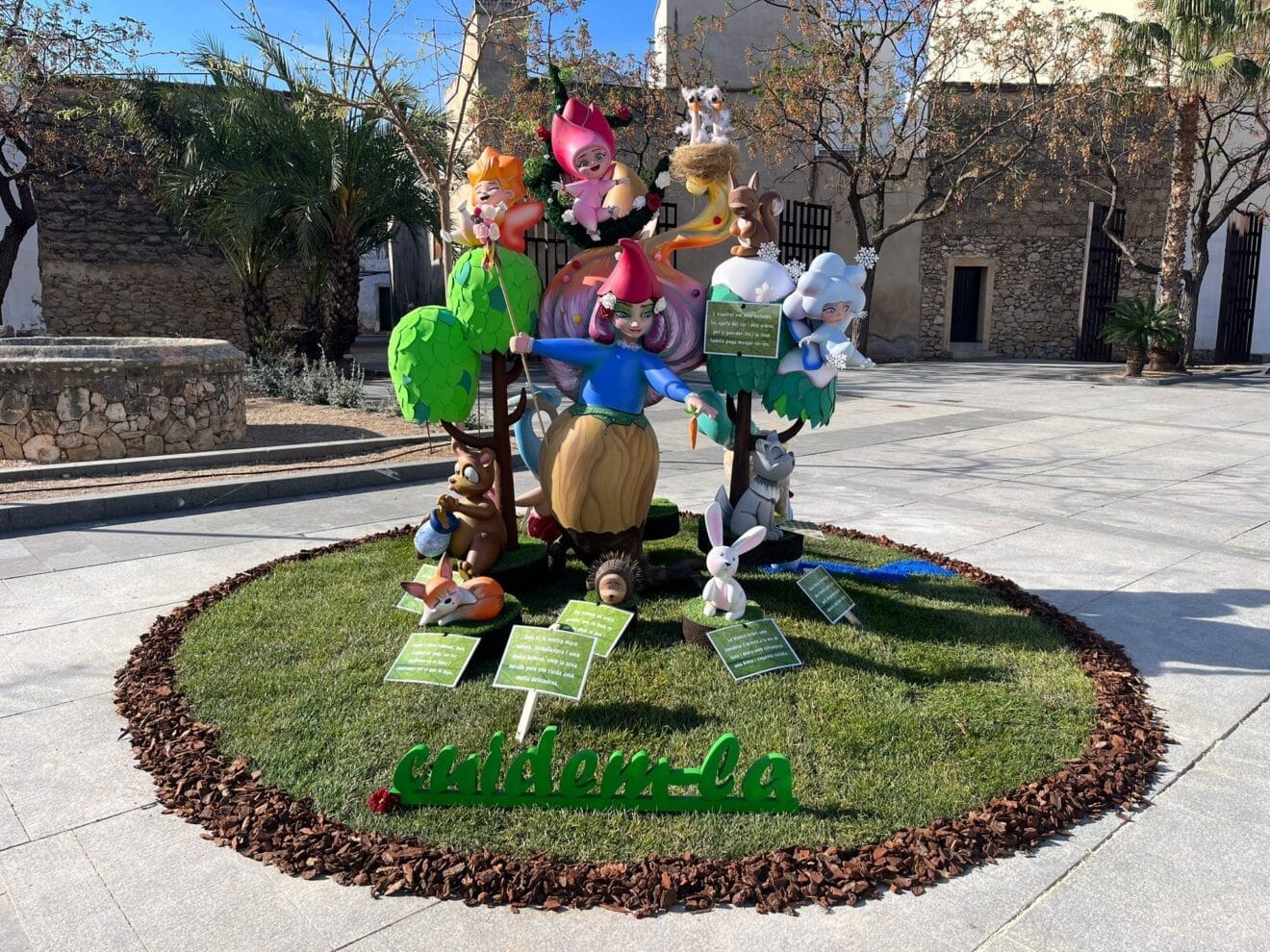 Monumento infantil de la Falla Convent de Pego en 2024