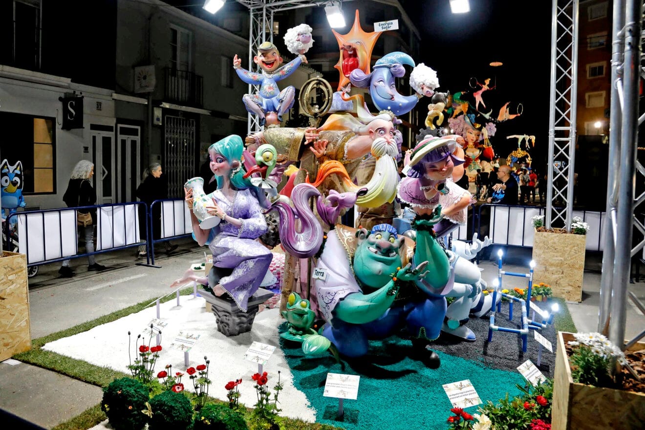 Monumento infantil de la Falla Saladar de Dénia 2024