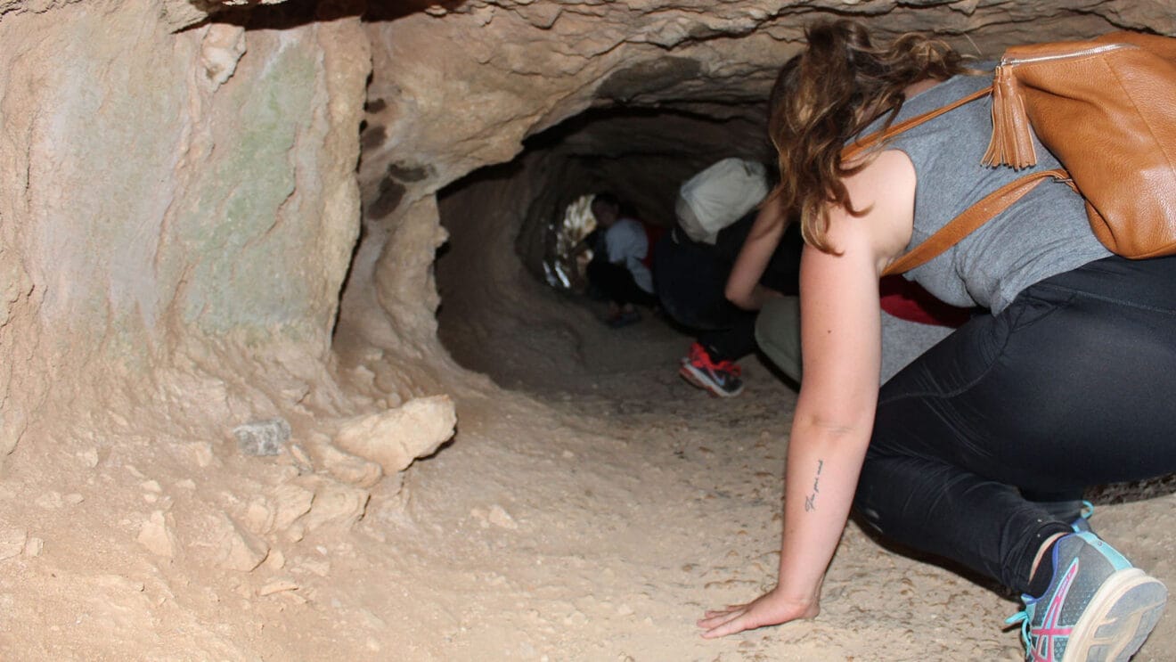 Pasadizo para cruzar el forat de Bèrnia