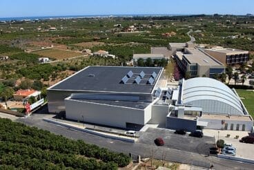 Cubierta del Pabellón de Deportes de Ondara