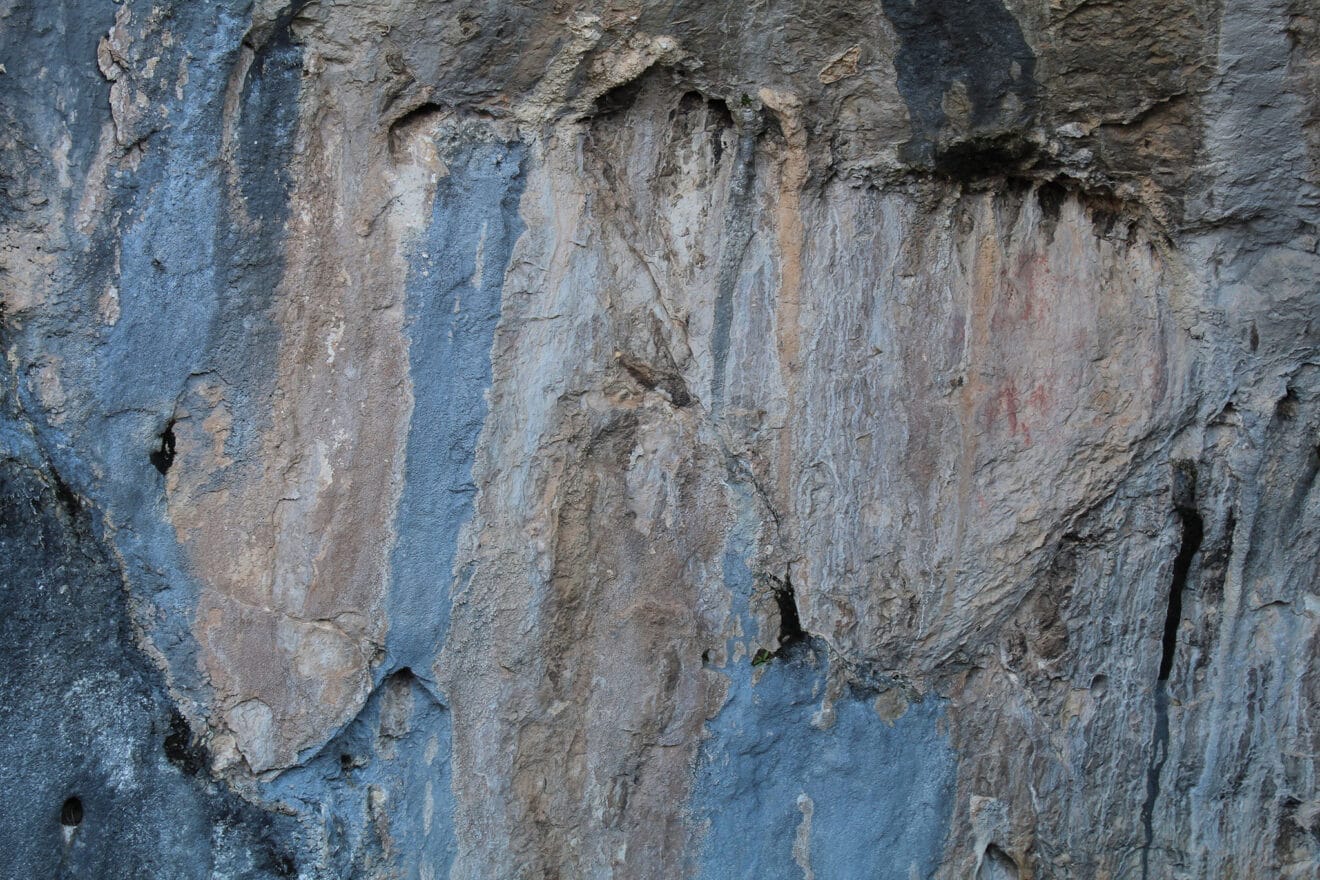 Pinturas rupestres de yacimiento de la Peña de l'Ermita del Vicari en la Sierra de Bèrnia