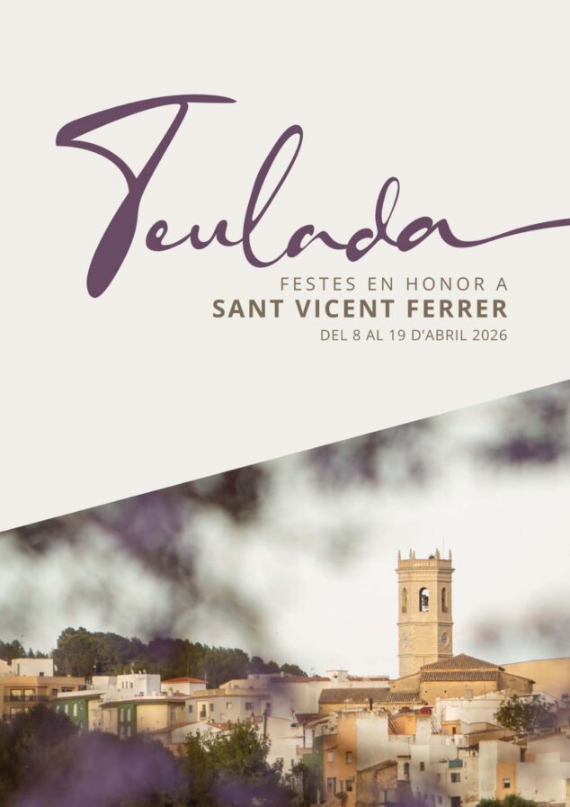 Imagen: Portada del libro de fiestas patronales Sant Vicent Ferrer de Teulada Moraira