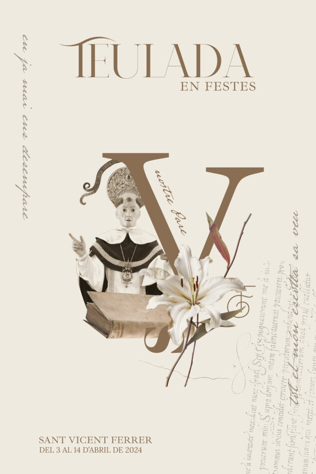 Imagen: Portada del libro de fiestas patronales Sant Vicent Ferrer de Teulada Moraira