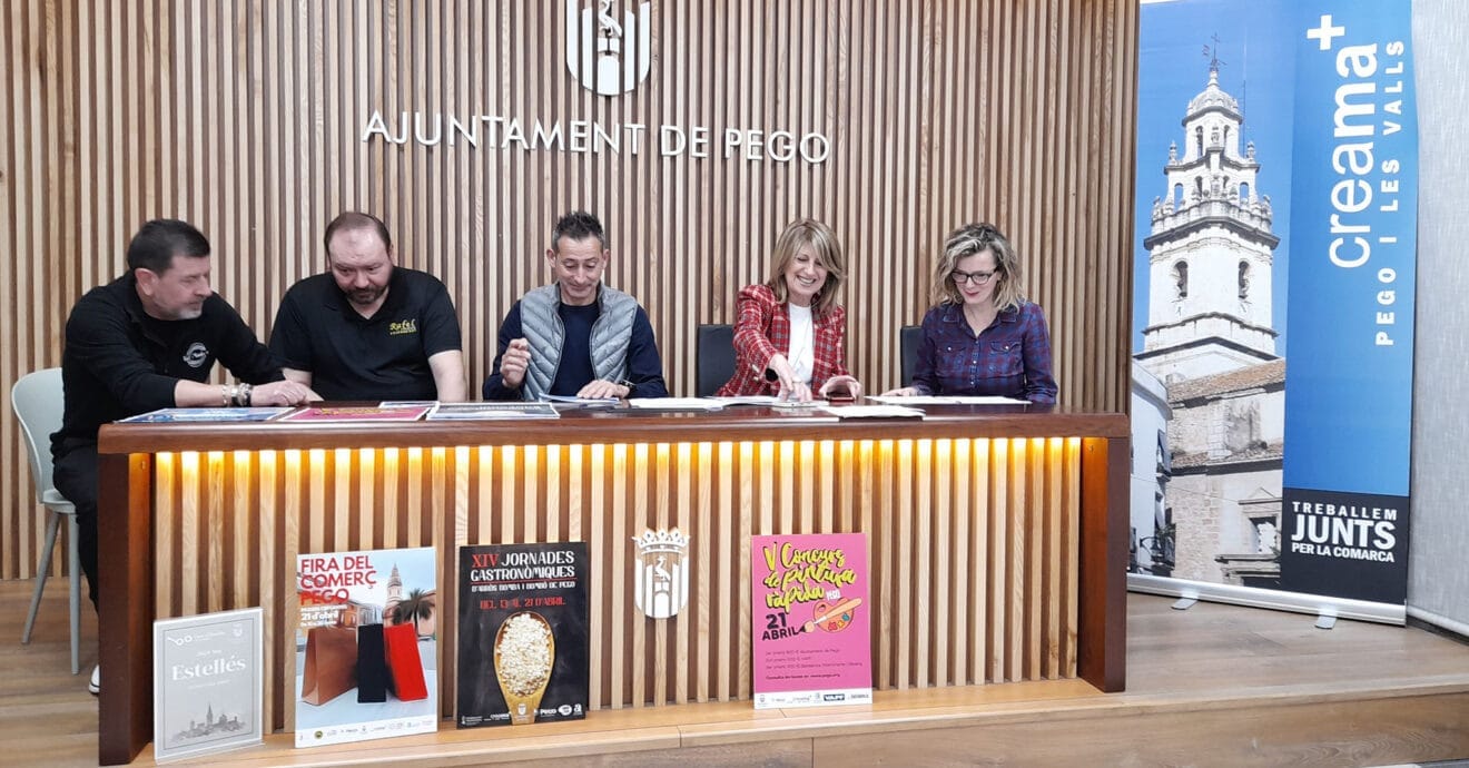 Presentación de la Fira del comerç de Pego en 2024