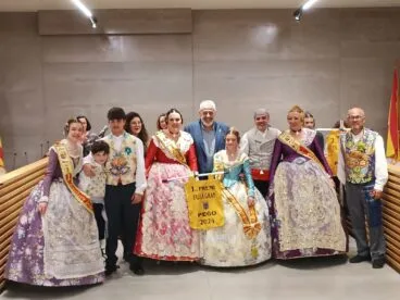 Primer premio a la falla grande de las Fallas de Pego 2024