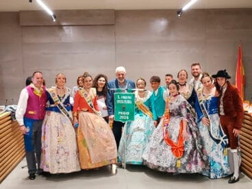 Primer premio a la ofrenda floral de las fallas de Pego 2024