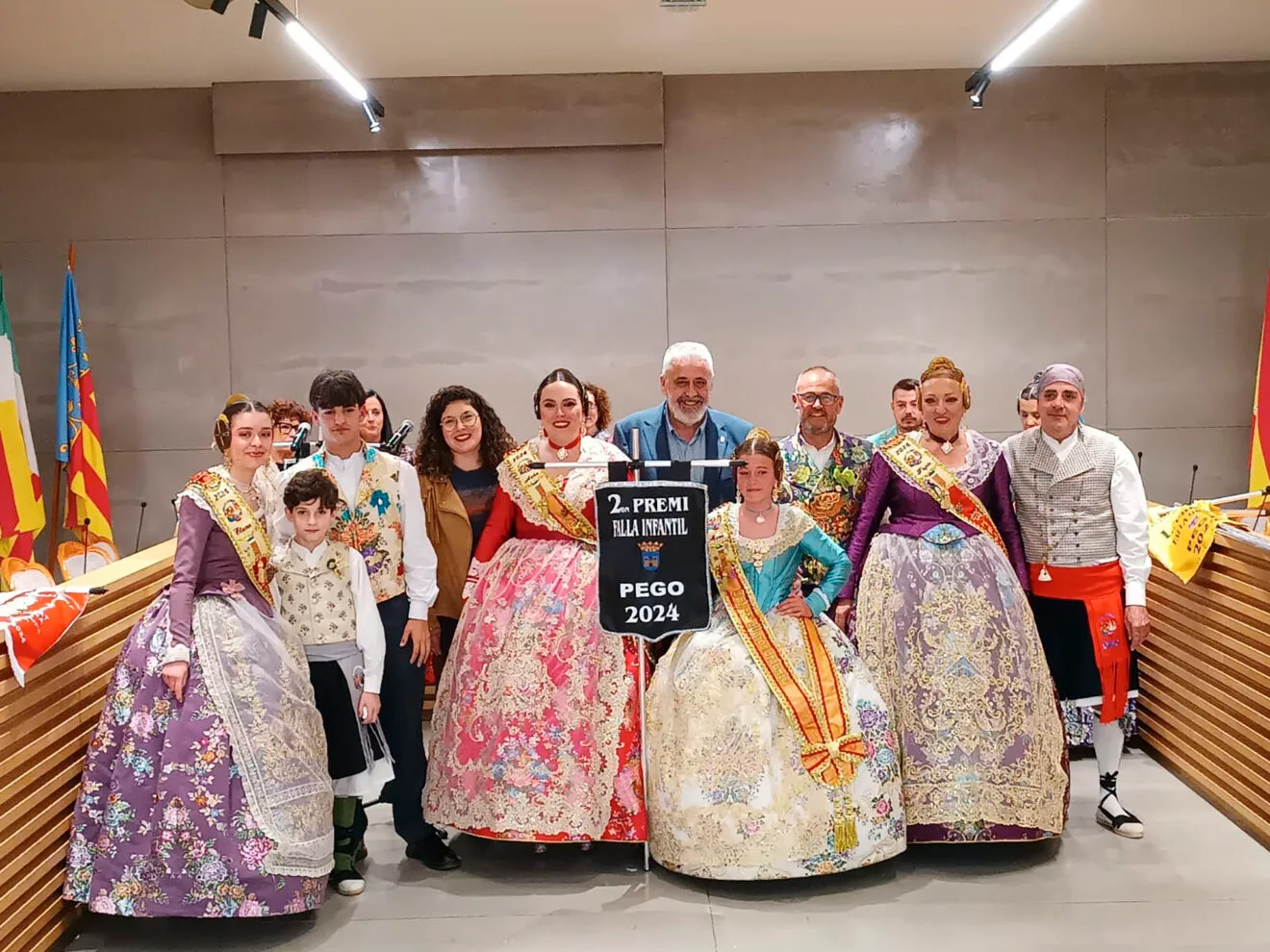 Segundo premio a la falla infantil de las Fallas de Pego 2024