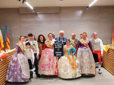 Segundo premio a la falla infantil de las Fallas de Pego 2024
