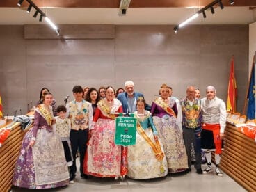 Segundo premio a la ofrenda floral de las Fallas de Pego 2024