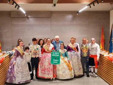 Segundo premio a la ofrenda floral de las Fallas de Pego 2024