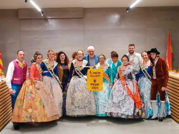 Tercer premio a la falla grande de las Fallas de Pego 2024