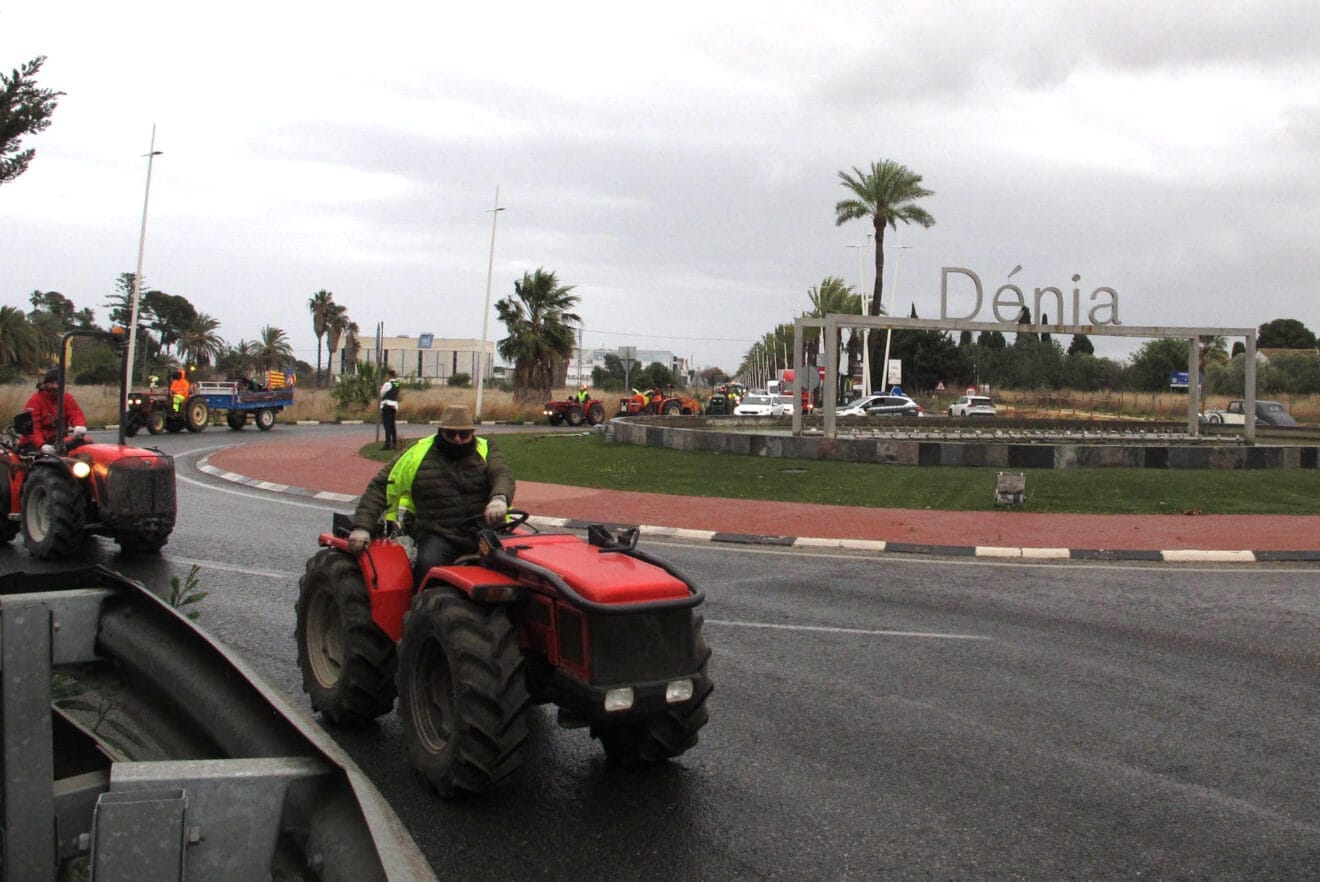Tractorada del sector primario de la Marina Alta en Dénia 12