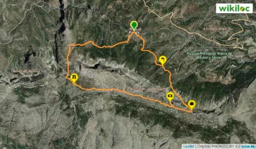 Trazado de la ruta PR-CV 7 Bèrnia – Wikiloc