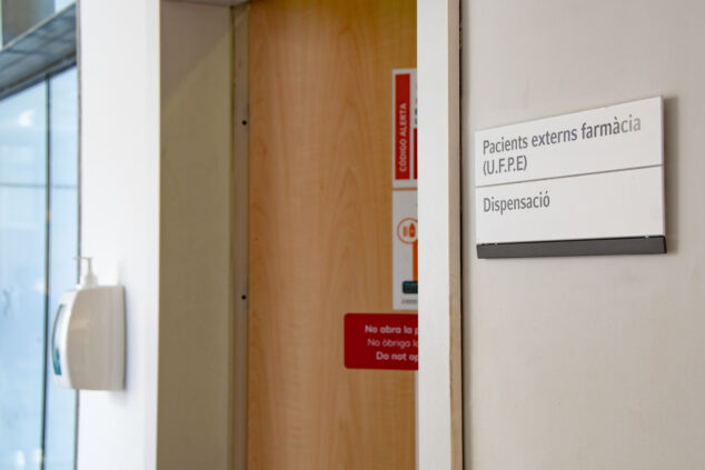 Imagen: Unidad de pacientes externos de farmacia del Hospital de Dénia