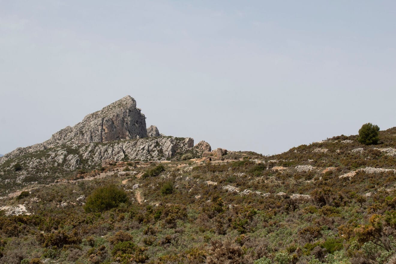 Uno de los picos de la Sierra de Bèrnia