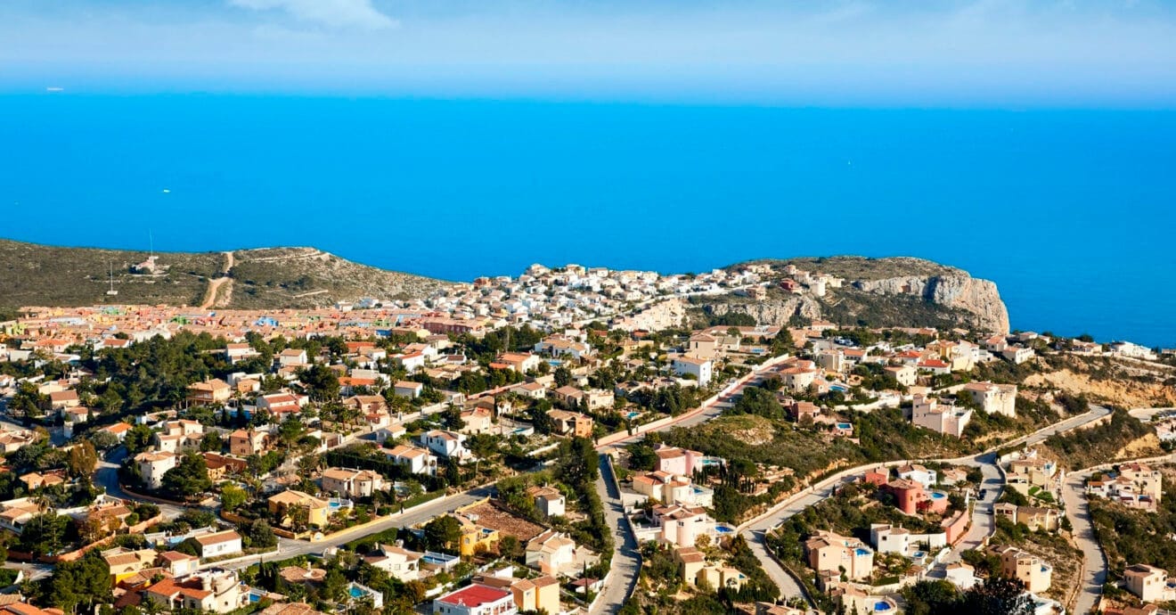 Vistas de la Cumbre del Sol en Benitatxell