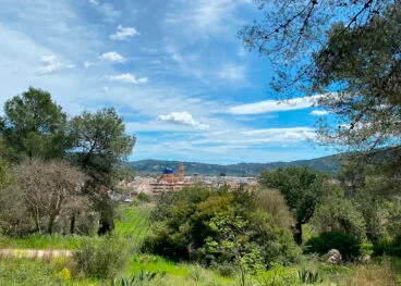 Vistas desde el parque del Tossalet de Xaló