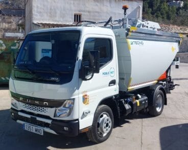 Vehículo adquirido para el servicio de limpieza en Benitatxell