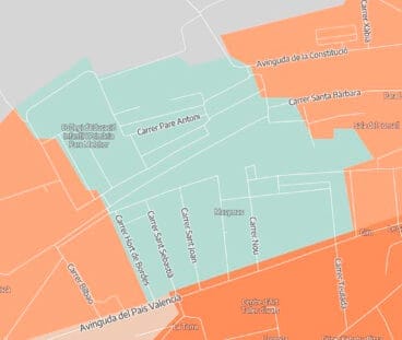 Zona de Benissa para alquilar una vivienda con el SMI – Mapa de eldiarioes
