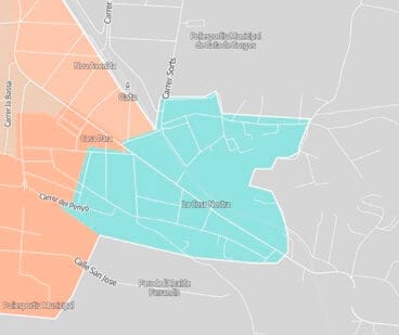 Zona de Gata de Gorgos para alquilar una vivienda con el SMI – Mapa de eldiarioes