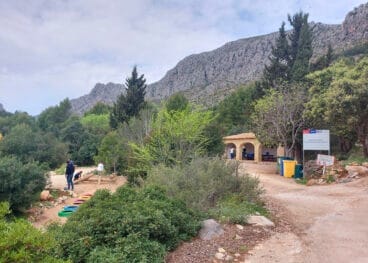 Zona de recreo en el área de la Serra de Segària