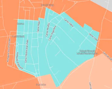 Zona del Verger para alquilar una vivienda con el SMI – Mapa de eldiarioes
