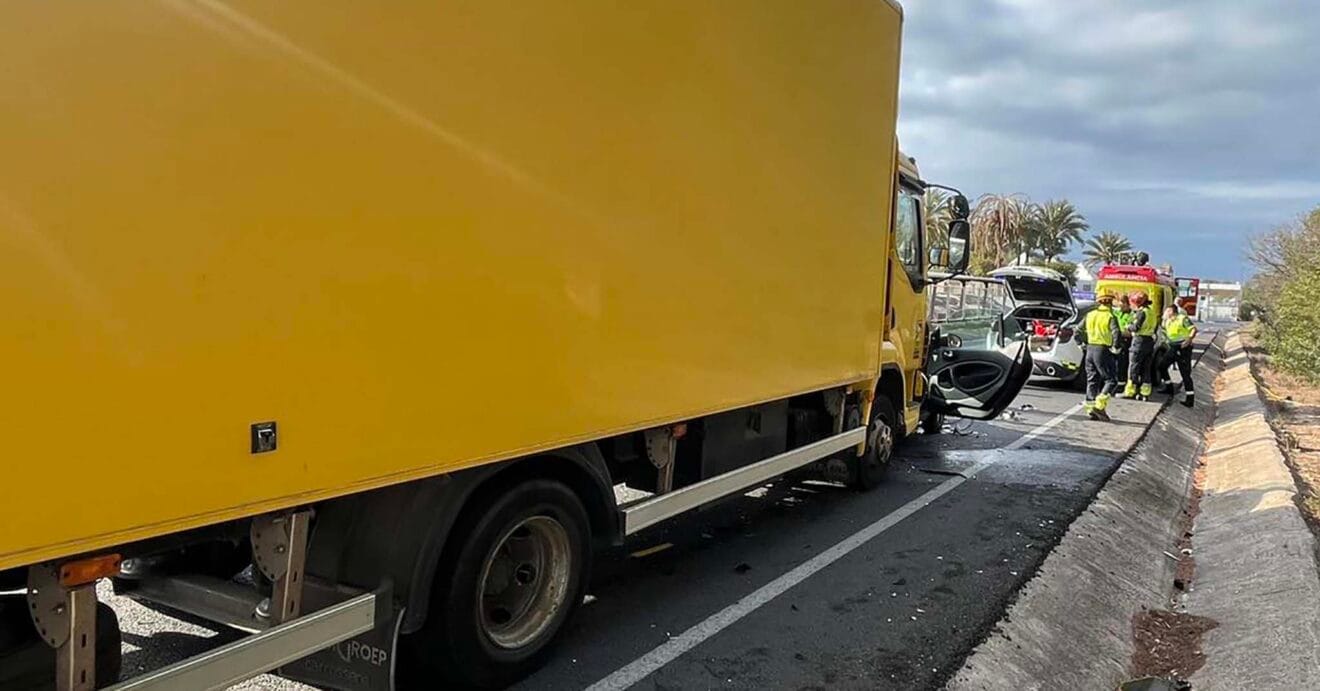 Accidente en Benitatxell - Imagen de Policía Local de Benitatxell