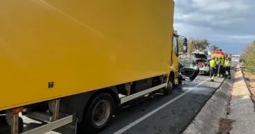 accidente en benitatxell imagen de policia local de benitatxell