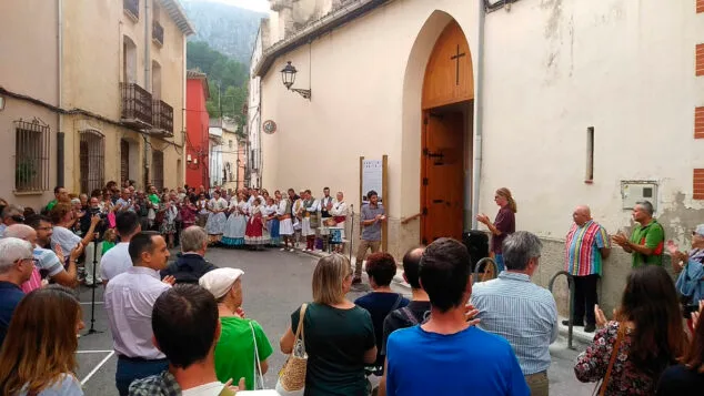 Imagen: Acto de hermanamiento en la Vall de Gallinera