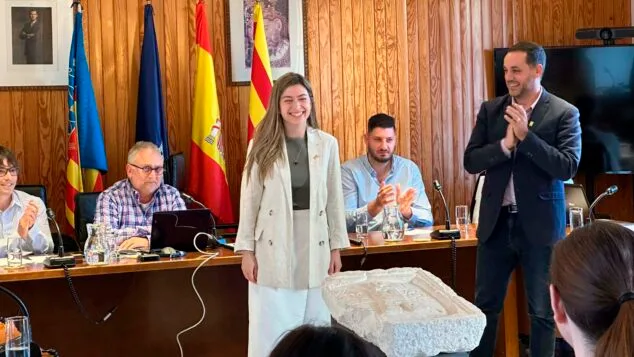 Imagen: ngels Grimalt Vives en su toma de posesión del cargo en Ondara