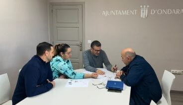 Área técnica y Policía de Ondara en el estudio de cambio de sentido