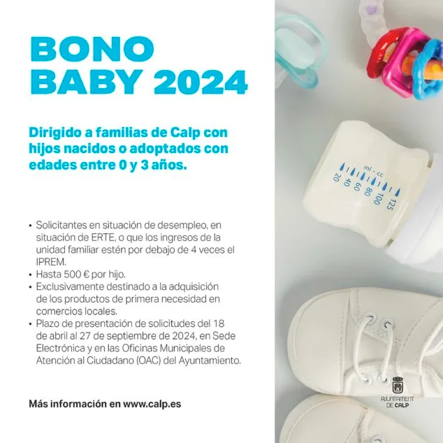Imagen: Bono Baby 2024 en Calp