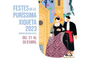 cartel de fiestas patronales de la purissima xiqueta de benissa en 2023
