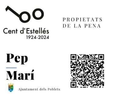Código QR para el poema de Vicent Andrés Estellés recitado por Pep Marí, vecino de Els Poblets