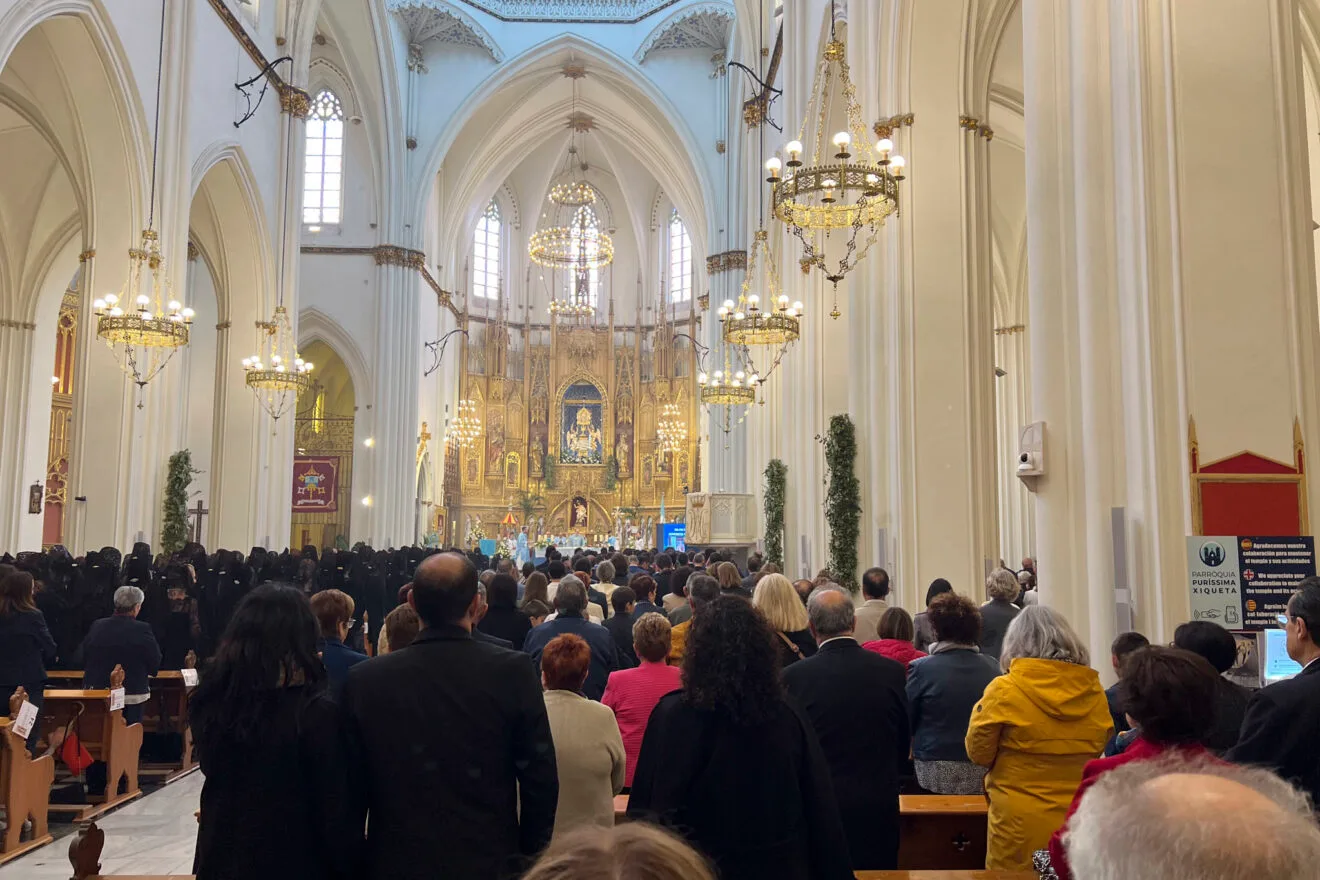 Dia del Riberer 2024 en Benissa dentro de la Basílica Puríssima Xiqueta i Sant Pere Apòstol